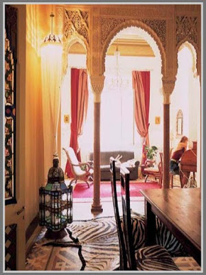 Arabian Living Room, Design of a living room, luxurious living room