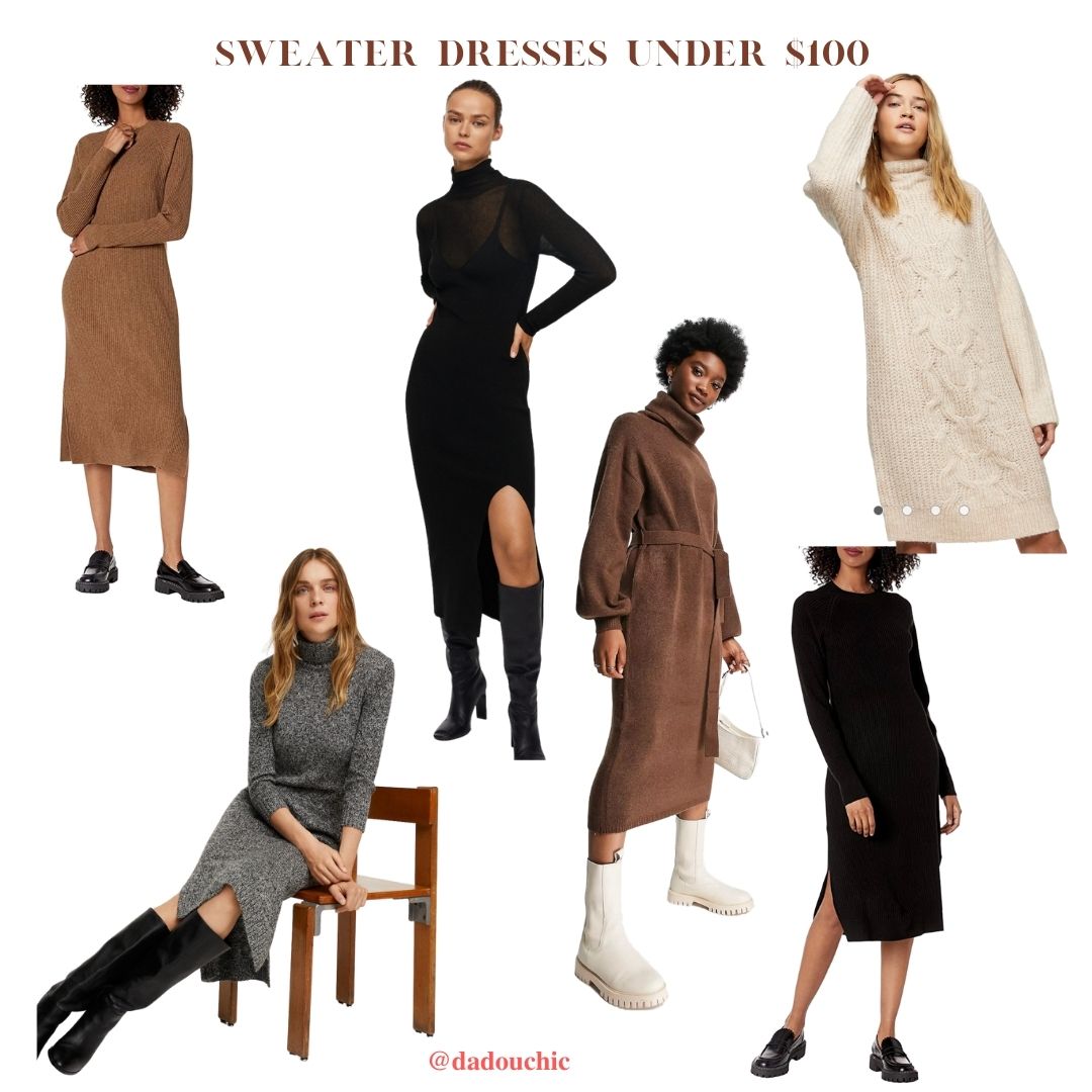 DadouChic BEST SWEATER DRESSES FOR FALL/WINTER 2021