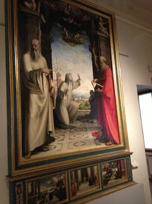 Pinacoteca di Siena: Stimmate di Santa Caterina di Domenico di Jacopo di Pace detto il Beccafumi