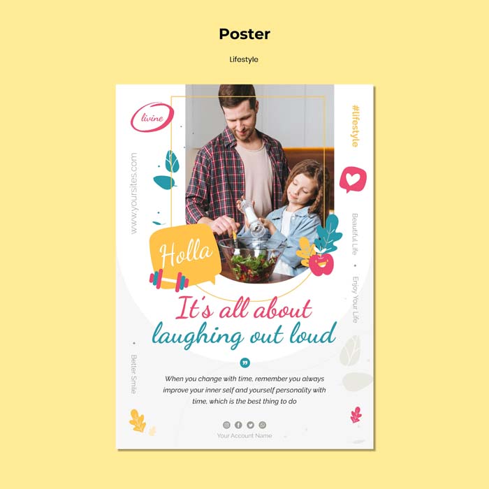 Lifestyle Poster Template