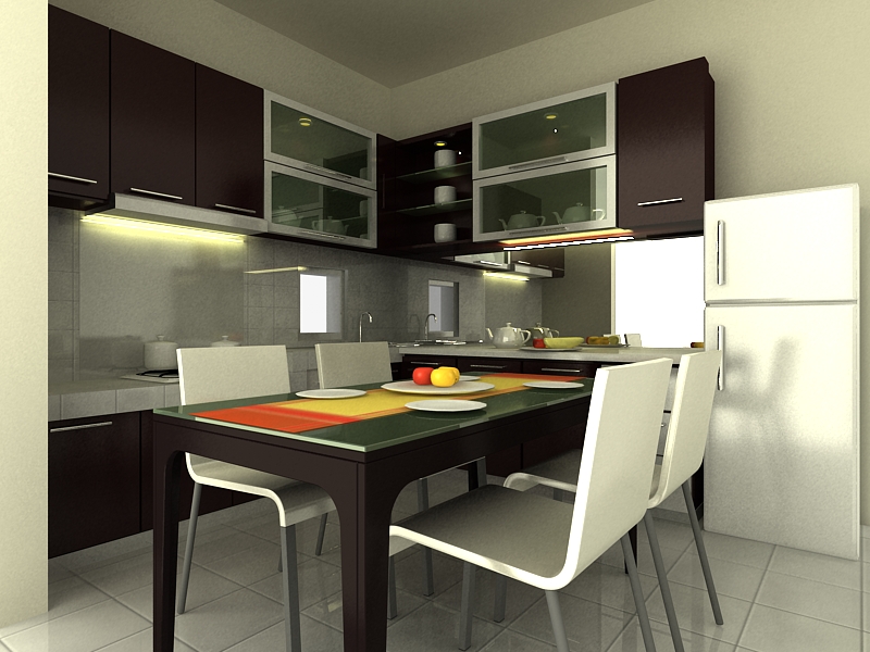 Ide Populer Kitchen Set Design, Dekorasi Ruang