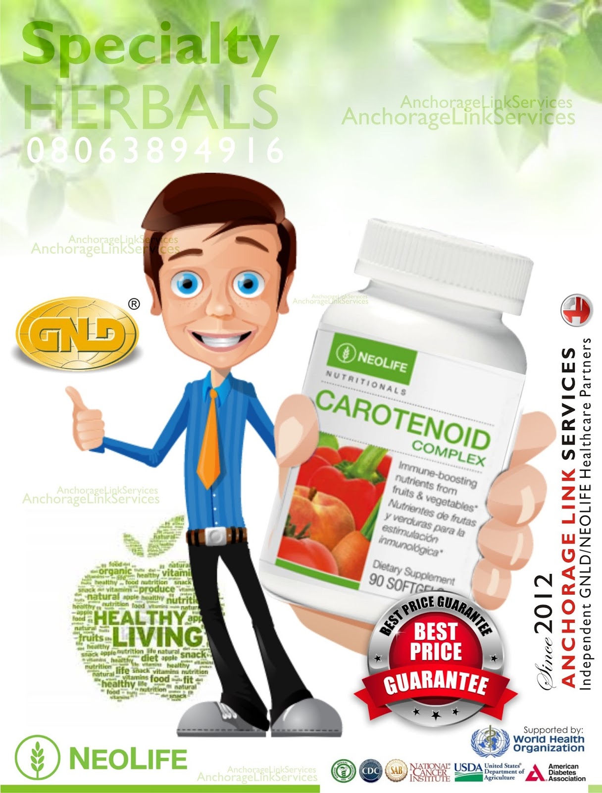 GNLD's Carotenoid Complex In 90 Capsules