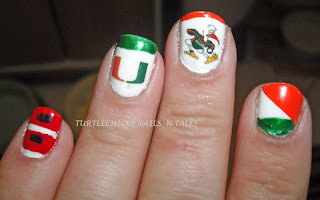 Turtlechick's Nails N Tales: Let's Go Hurricanes