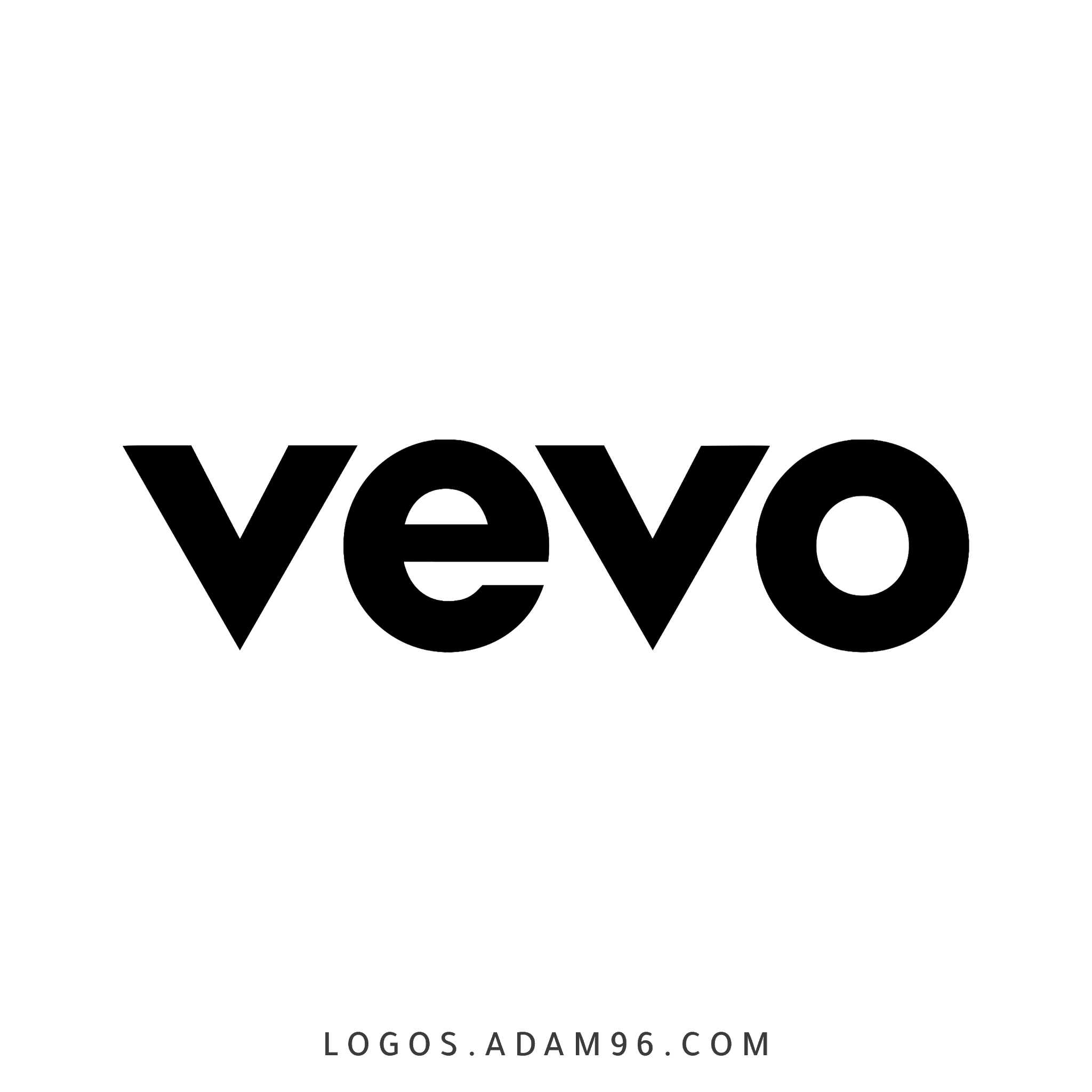 Vevo Logo Black PNG Download Original Logo Big Size