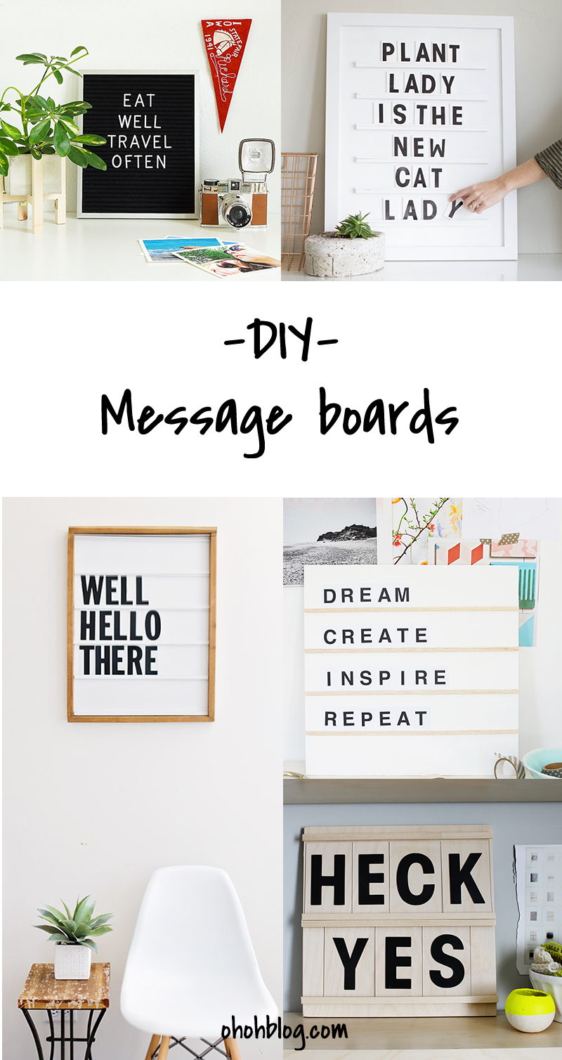 DIY To Try Message Board Ohoh Blog DIY To Try Message Board Ohoh Blog