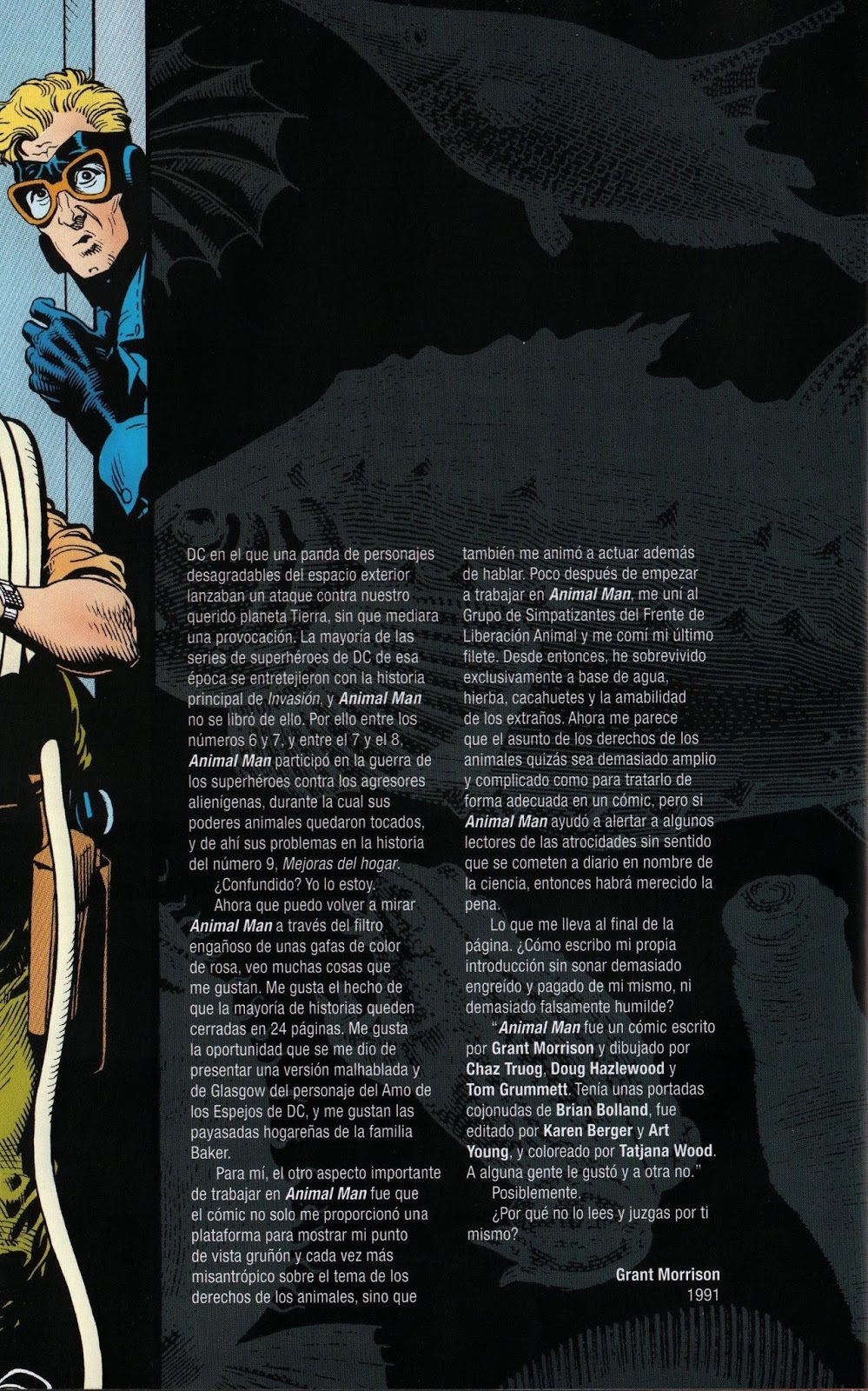 Galicia Comic Animal Man 1 Grant Morrison