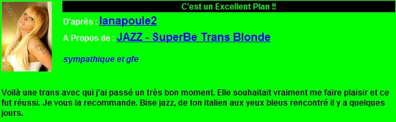 Jazztrans 33 634 441 933 Escort Trans Lyon Escort Girl