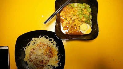 Erandos Kitchen Sintang Sphagetti Bolognese dan Ramen ala Erandos Kitchen Sintang