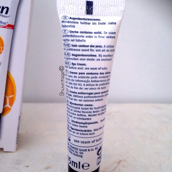 ShuVintage: Contorno de ojos Cien Q10 de Lidl