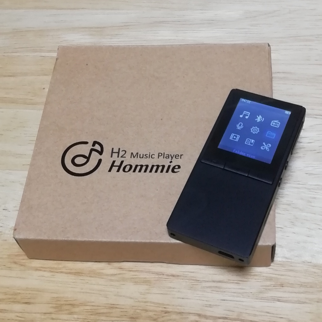 あーがーぺーテック Hommie H2 ブルートゥース対応音楽プレーヤー イヤフォンジャック2個搭載 8gb