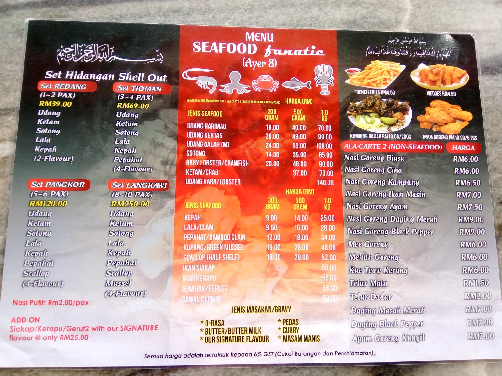 Fanatiknya Shell Out Seafood di Ayer@8