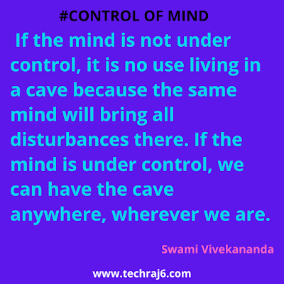 Control Of Mind Quotes By Swami Vivekananda