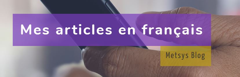 Mes articles en français