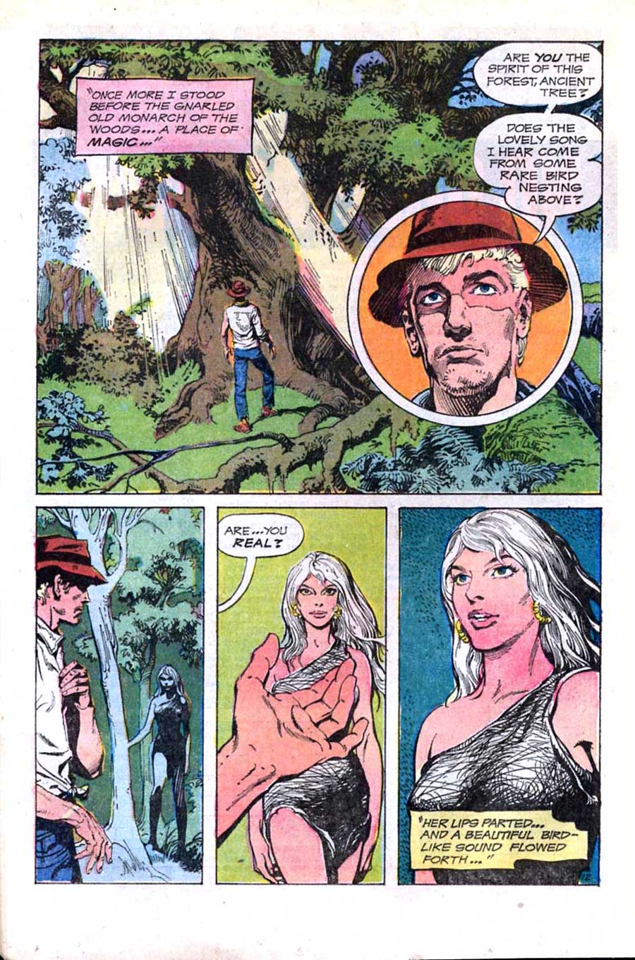 Rima the Jungle Girl v1 #1 dc bronze age comic book page art by Nestor Redondo