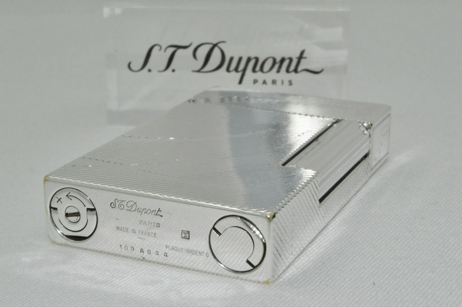 ziq S.T. DUPONT collections: ORIGINAL S.T.DUPONT LINE 2 SILVER WITH BIG