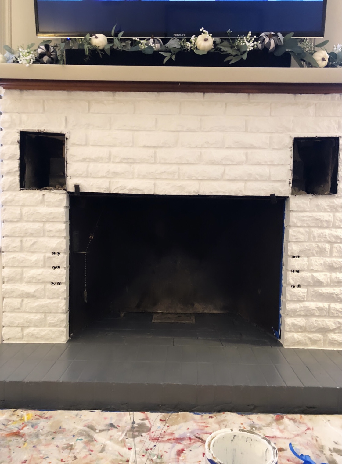 Alex Lately DIY Fireplace Redo