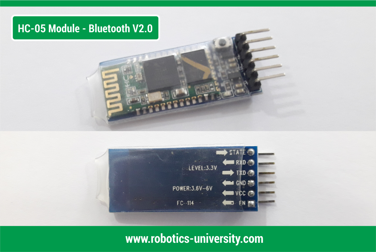 HC-05 Module - Bluetooth V2.0 | Robotics University