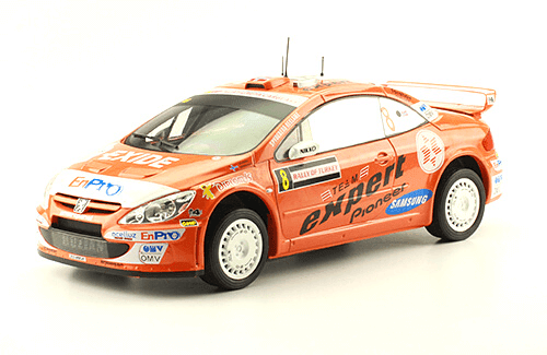 les plus grandes voitures de rallye 1:18 Peugeot 307 WRC 2006 H. Solberg