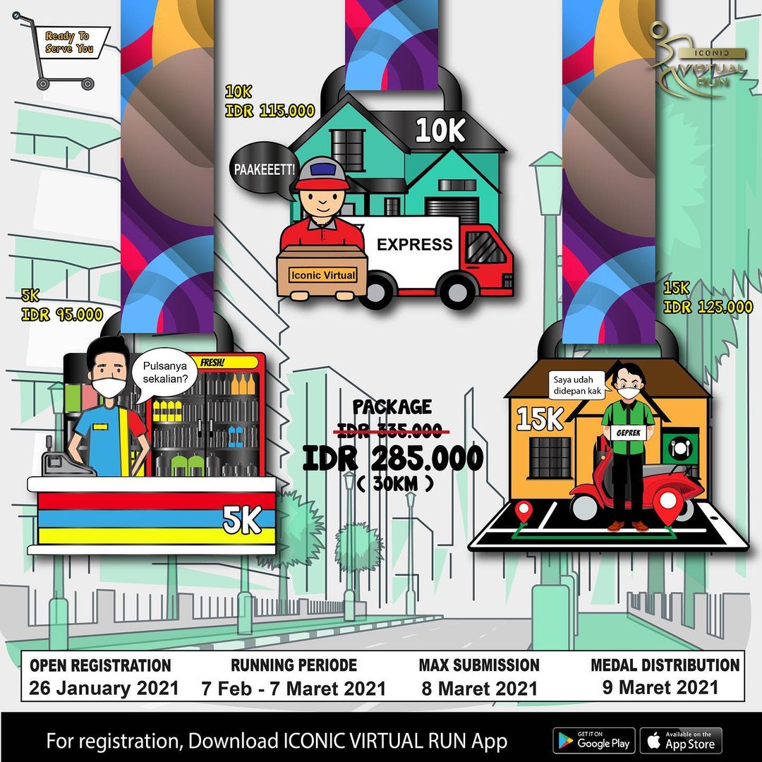 🔍 Iconic Virtual Run ∙ Ready to Serve You! Series • 2021 Iconic Virtual Run ∙ Ready to Serve You! Series • 2021