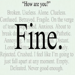 depression quotes teen depressing depressed sad teenage quote sayings words qoute fine saying sorry really person guys feeling say