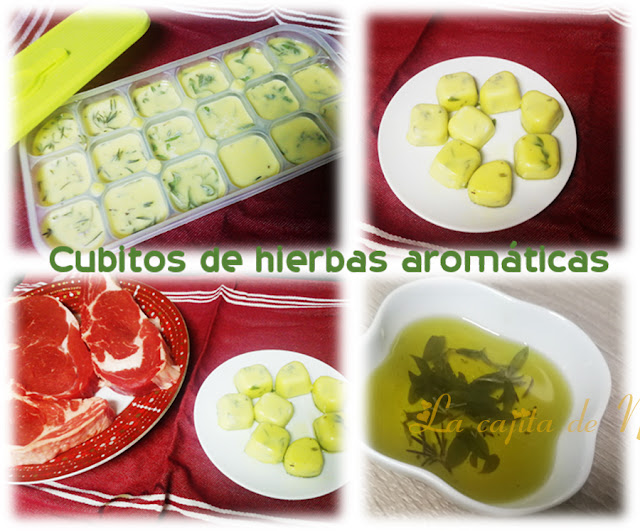 Cubitos de hierbas aromáticas