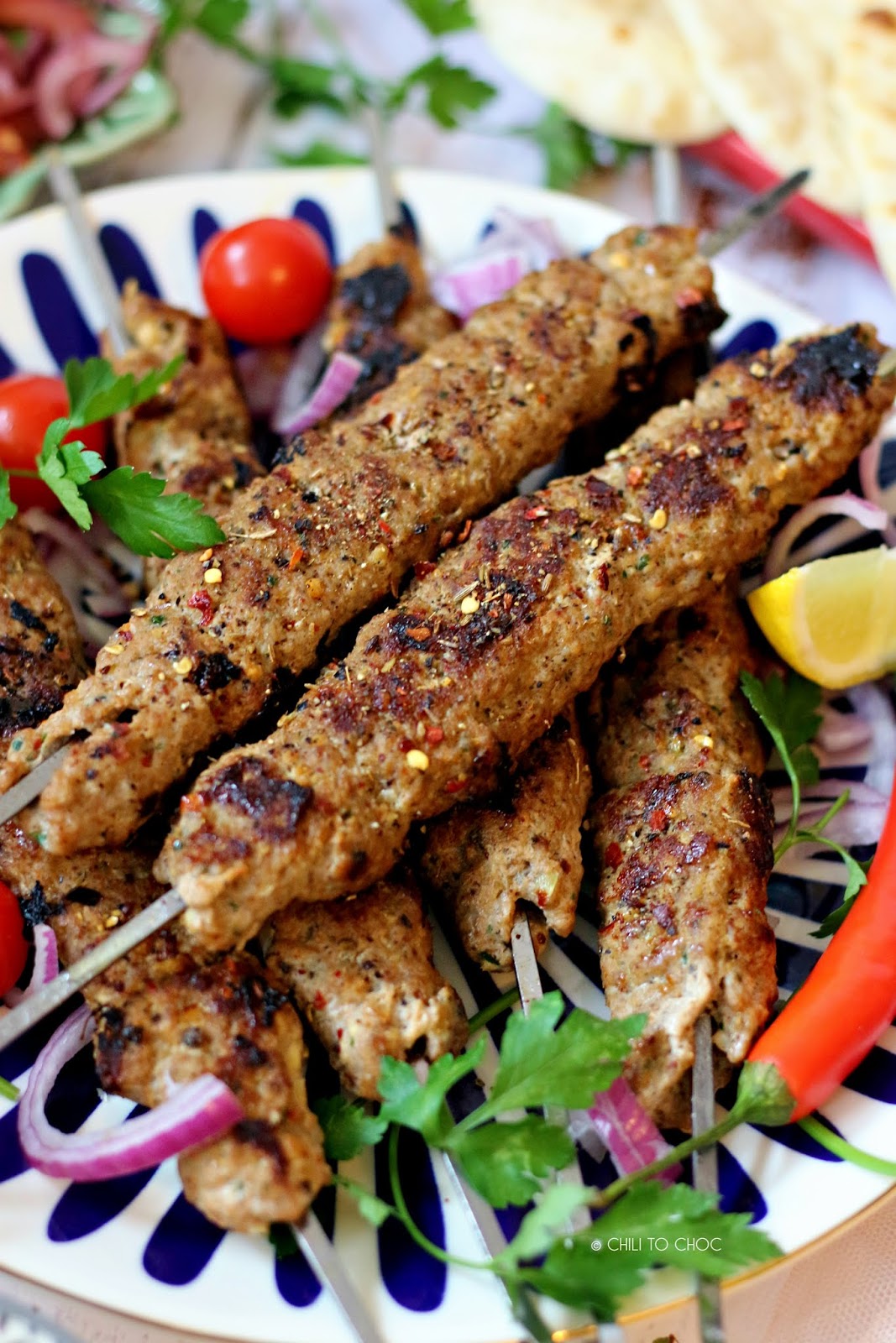 Adana Kebab (Turkish Ground Meat Kebab) Adana Kebab (Turkish Ground Meat Kebab)