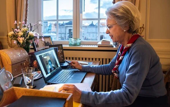 Princess Benedikte took over the chair of the Girl Scouts Council after her mother, Queen Ingrid. Crown Princess Mary and Princess Marie