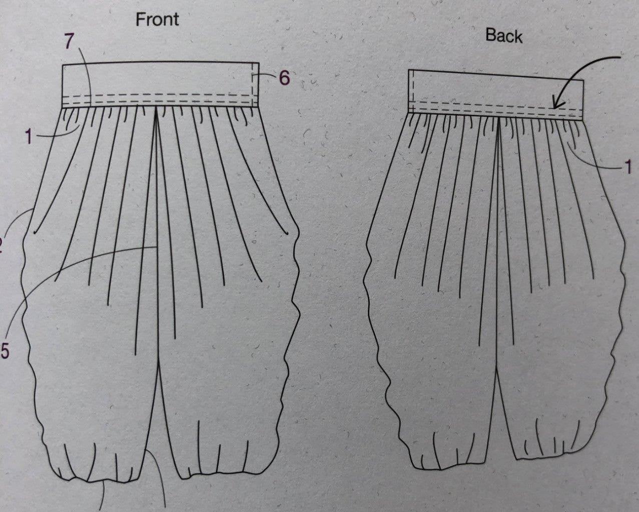 Tuck Drape Shorts