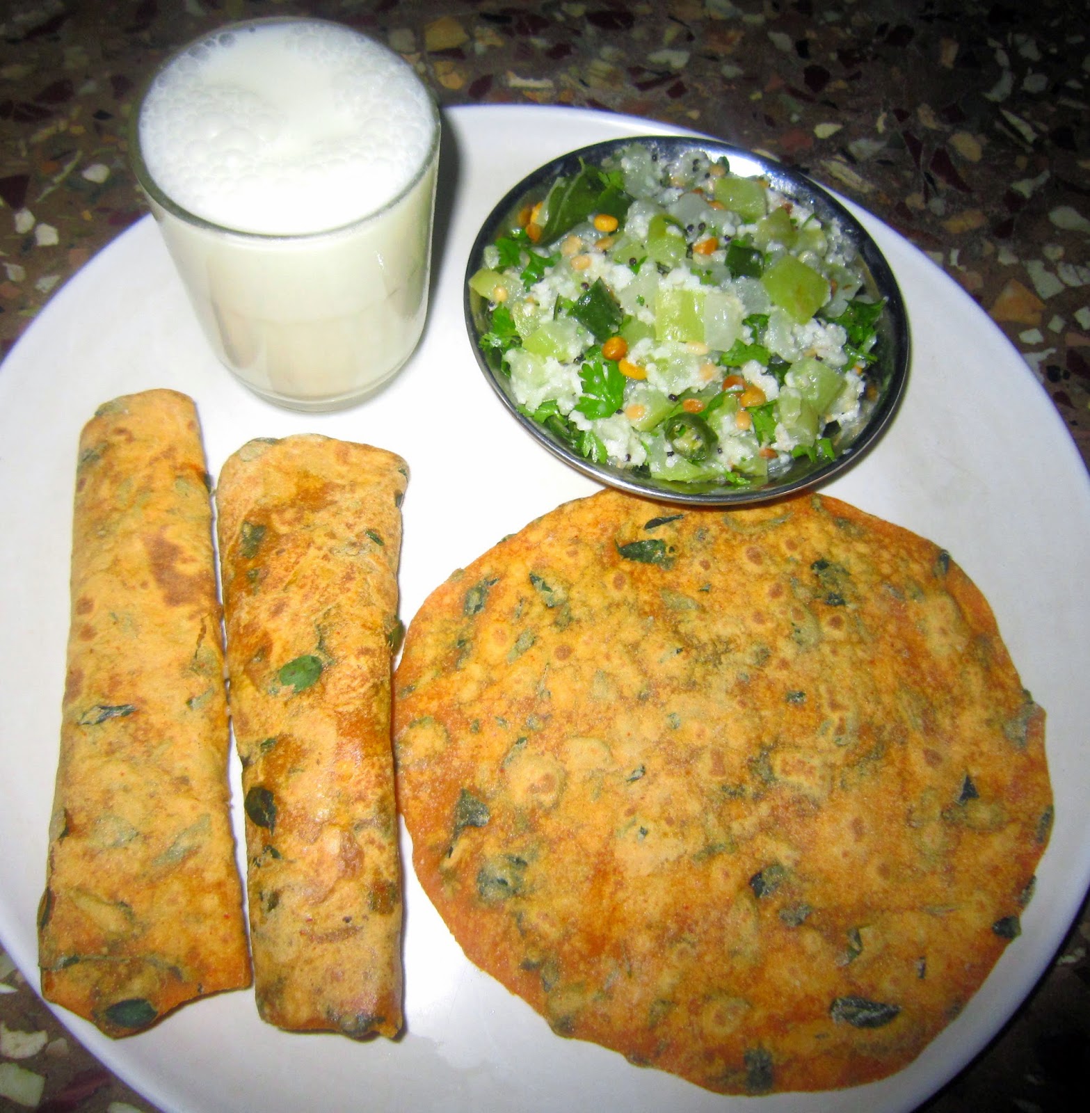 Archies Authentic Touch Drumstick Leaves Chapathi and Semebadane Palya