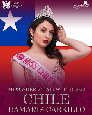 Damaris Franchesca Carrillo Samaniego finalista de Chile en Miss Wheelchair World 2022