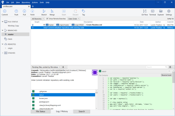 Windows用のGitGUIクライアント