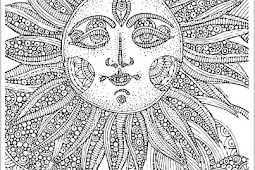 Sonne und Mond Mandala free