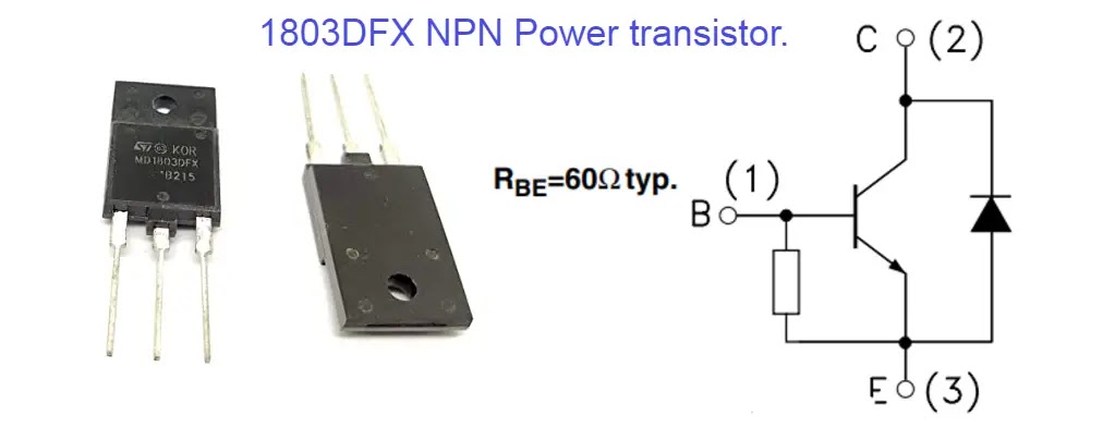 1803DFX NPN Power transistor.