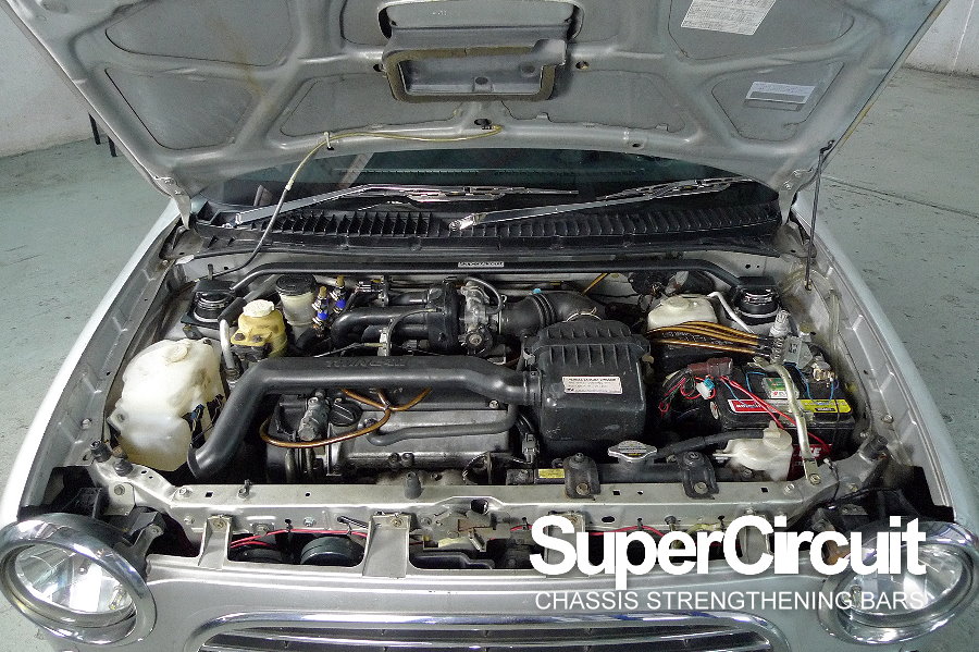 SUPERCIRCUIT CHASSIS STRENGTHENING BARS Perodua Kelisa/ Daihatsu Mira