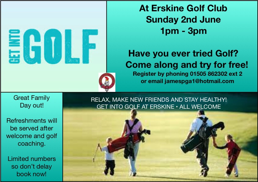 Carol Fell Golf GET INTO GOLF AT ERSKINE GOLF CLUB