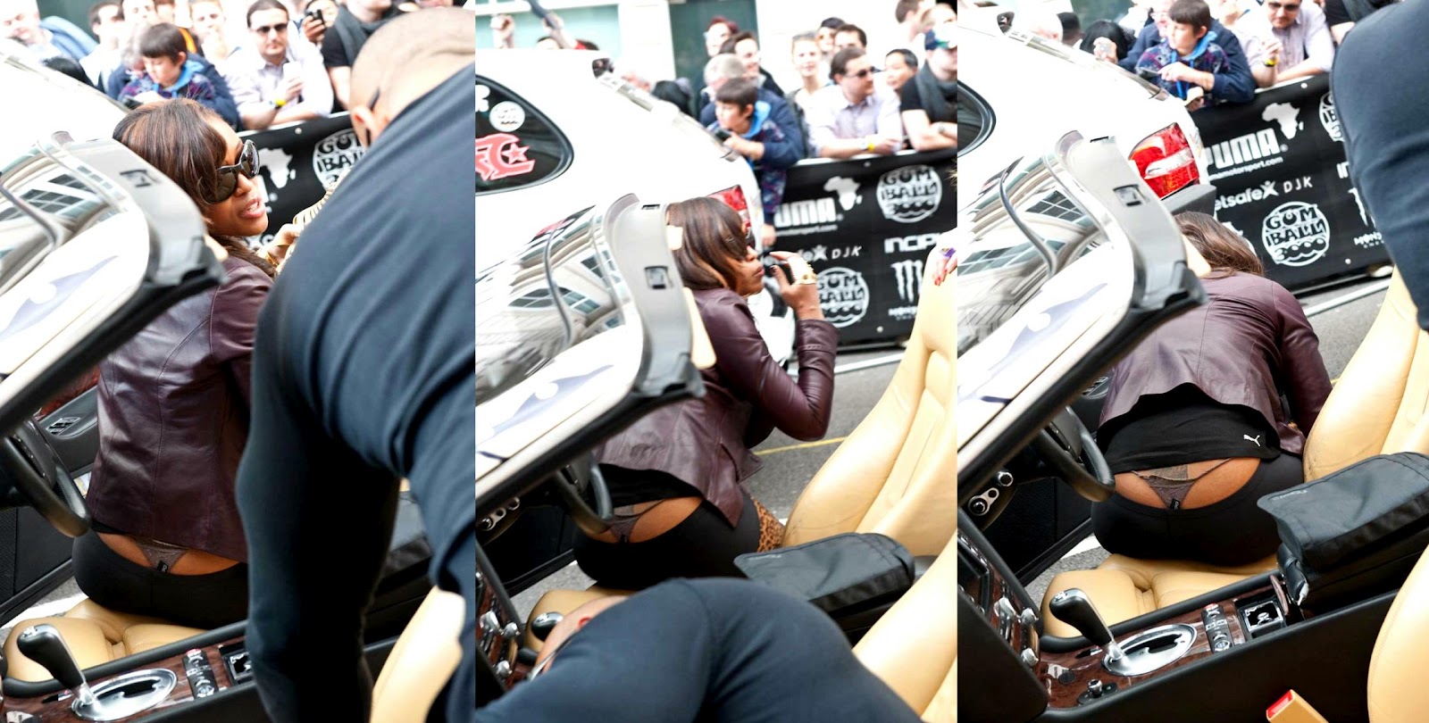 Celebrity oops pictures: Eve - Thong