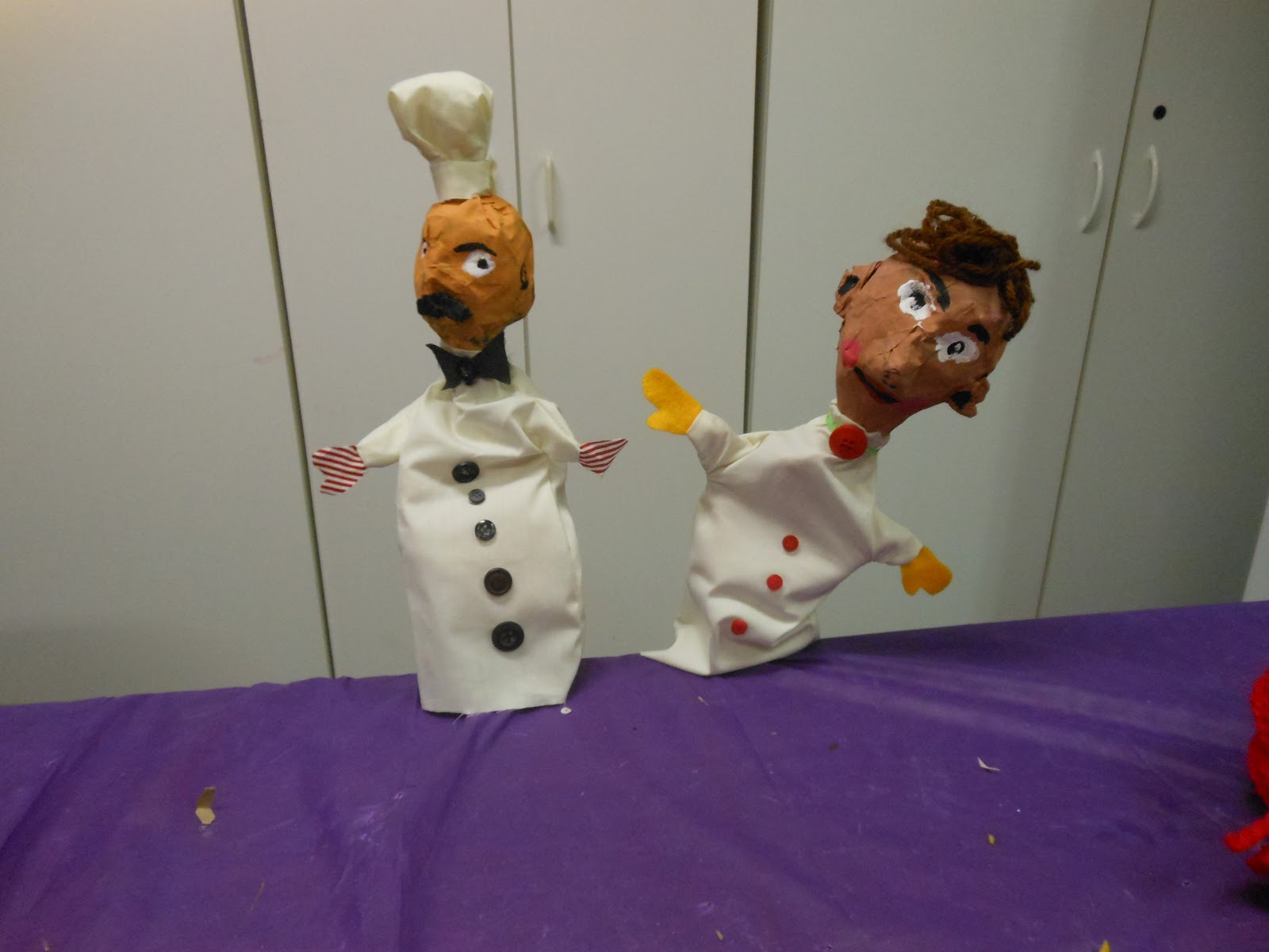 Art to Go Puppets from Paper Mache