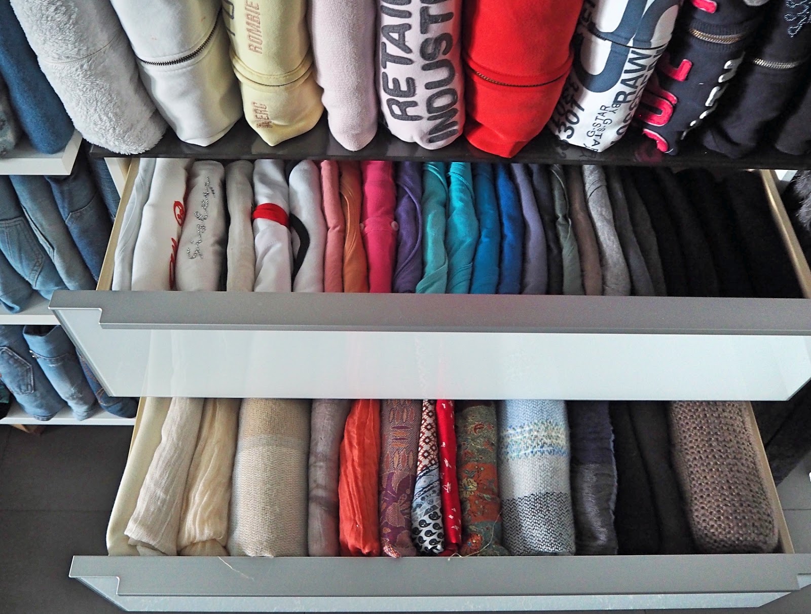 Kleiderschrank Nach Farben Sortieren