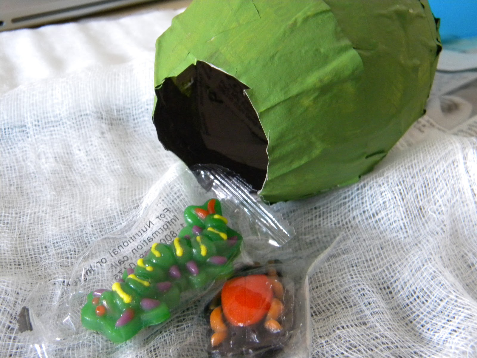 The Pretty Kitty Studio DIY Cocoon Party Favors for The Very Hungry