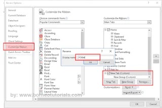 Panduan Membuat Menu Ribbon Custom di Ms Access 2013 - Borneotutorials ...