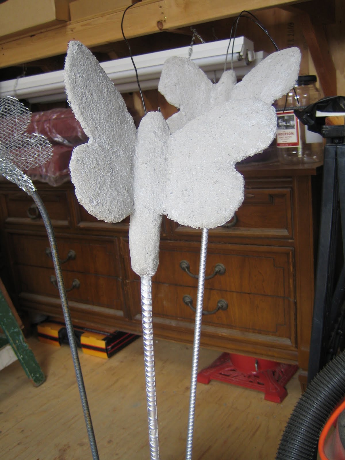 LoriBees Garden How To Make A Concrete Butterfly