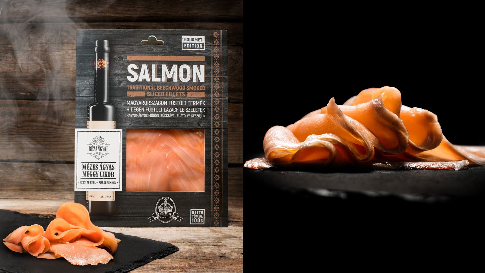 Royal Premium Salmon on Packaging of the World Creative Package