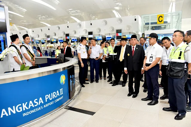 Gubernur Tinjau Kesiapan Layanan Mudik Lebaran Idulfitri 1440 H di Bandara Kualanamu