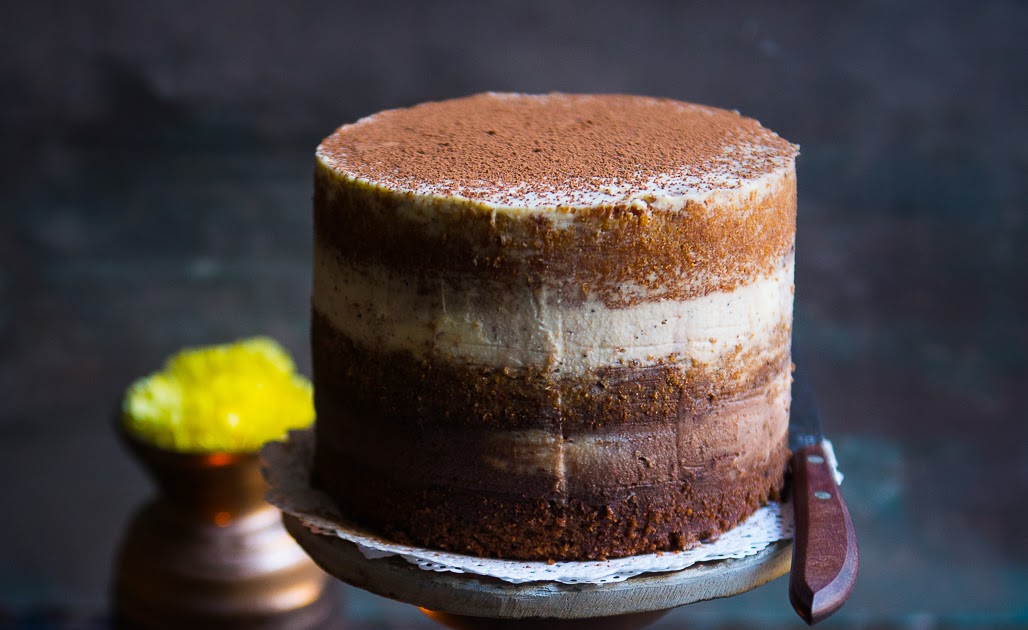Tiramisu Layer Cake With Mascarpone Frosting