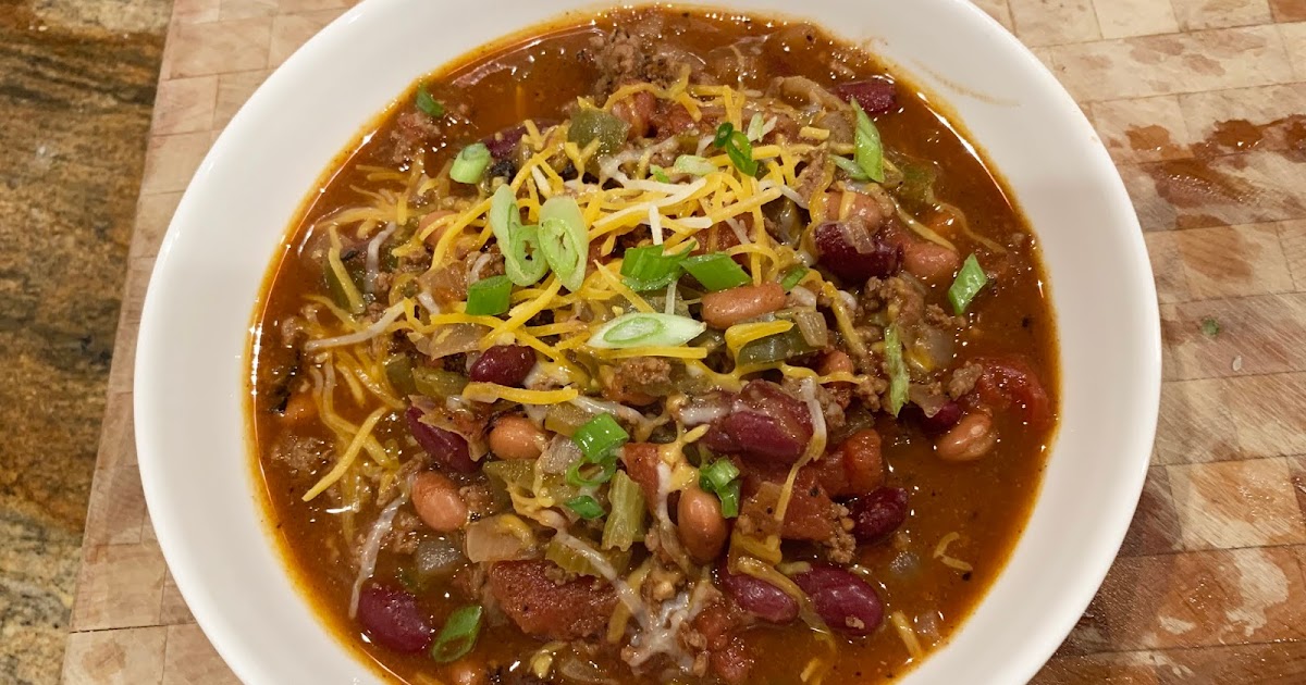 The Grub Files Cooking with Camissonia Pinto & Kidney Bean Chili with