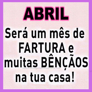 Eu conheço uma pessoa linda que faz Aniversário em Abril.