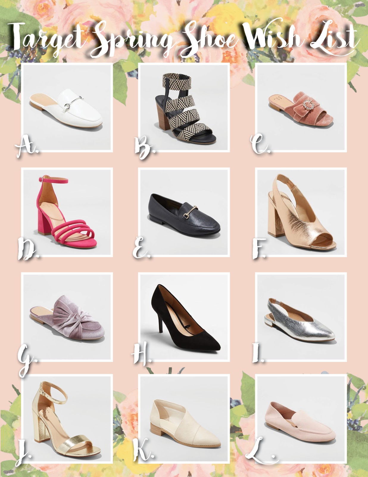 The Fashionable Fox: Target Spring Shoe Wish List