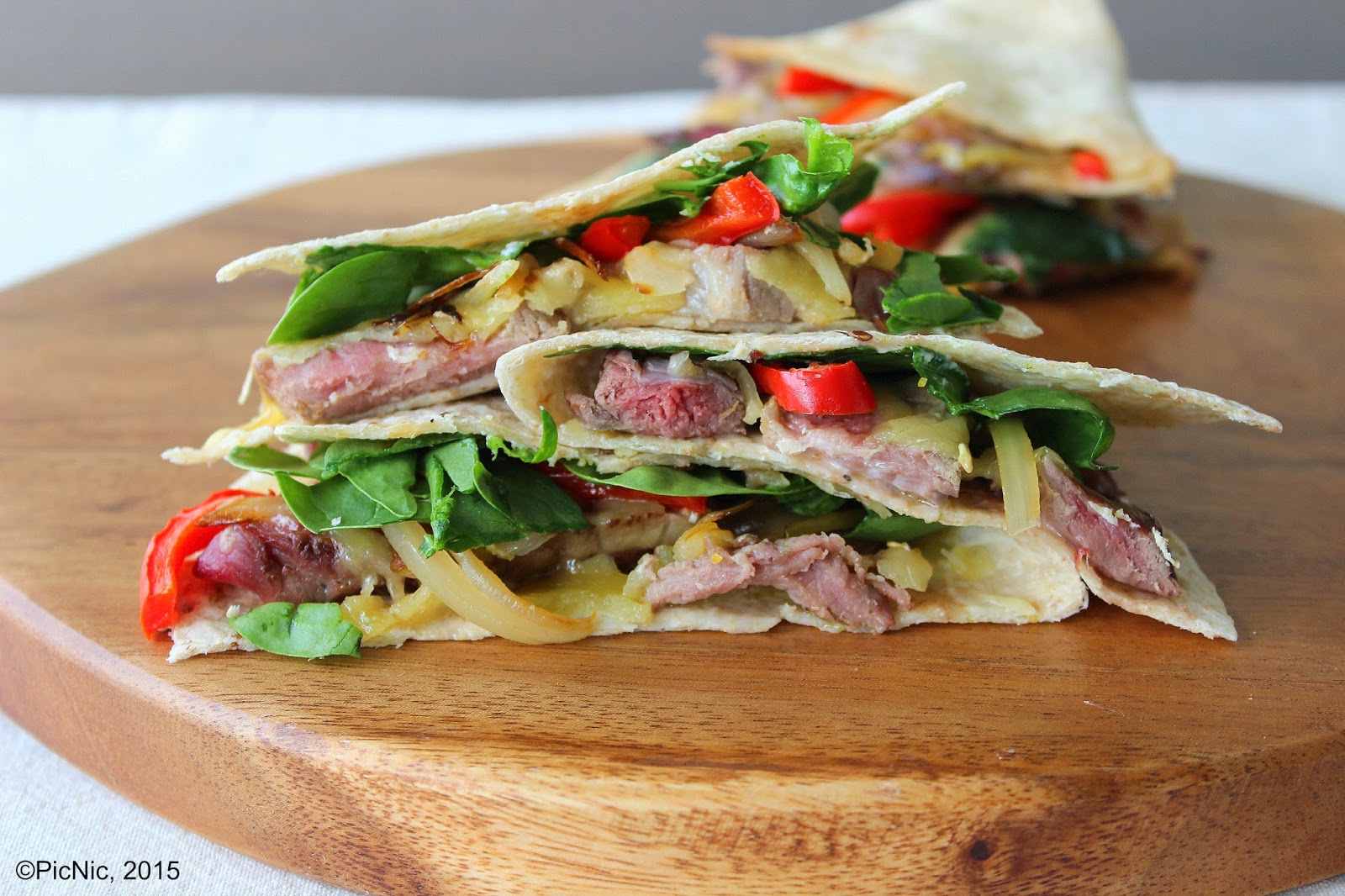 PicNic Cheesesteak Quesadillas