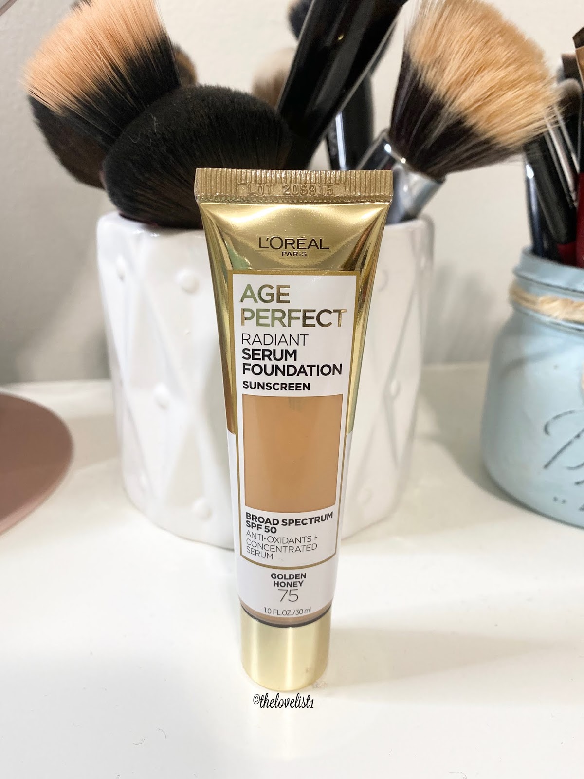 Product Review  L'Oreal Paris Age Perfect Radiant Serum Foundation with  SPF 50