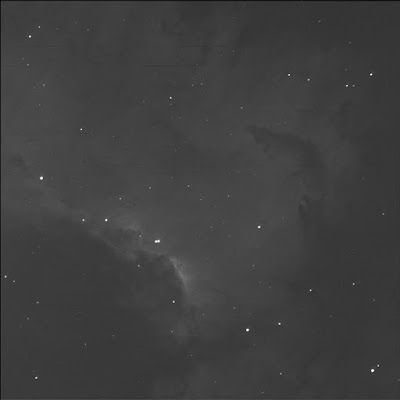 RASC Finest emission nebula NGC 7000 portion hydrogen alpha